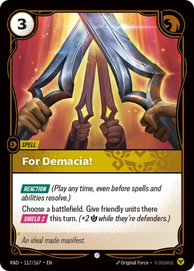 For Demacia! (Uncommon) [ Inglese / Cinese Semplificato ]