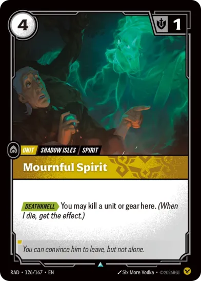 Mournful Spirit (Uncommon) [ Inglese / Cinese Semplificato ]