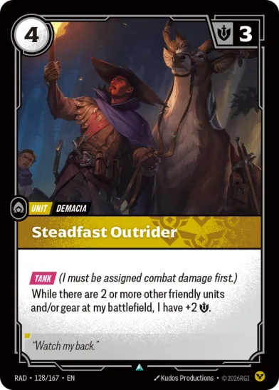 Steadfast Outrider (Uncommon) [ Inglese / Cinese Semplificato ]
