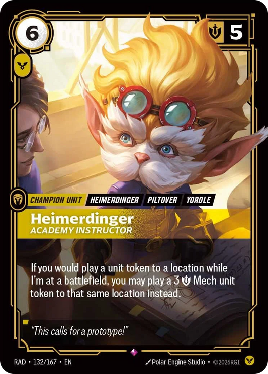Heimerdiner - Academy Instructor (RARE) [ Inglese / Cinese Semplificato ]