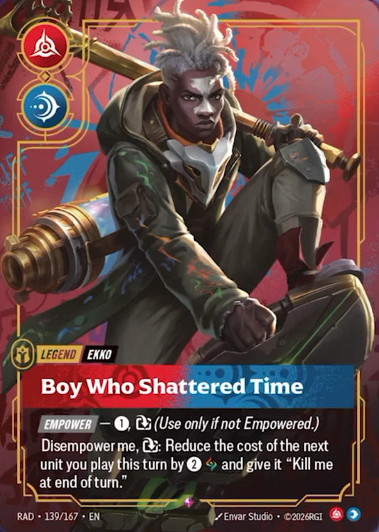 Ekko - Boy Who Shattered Time (RARE) [ Inglese / Cinese Semplificato ]
