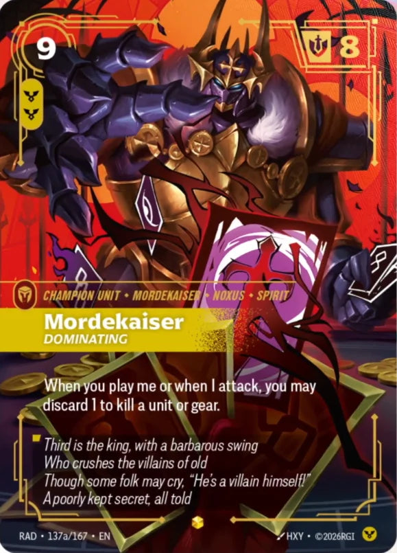 Mordekaiser - Dominating (Alternate Art) [ Inglese / Cinese Semplificato ]