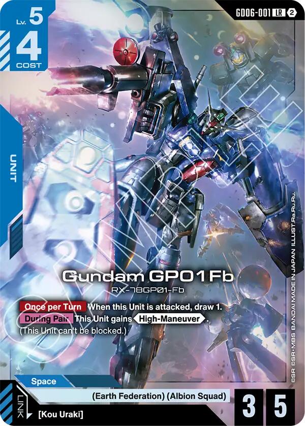 Gundam GP01Fb GD06-001
