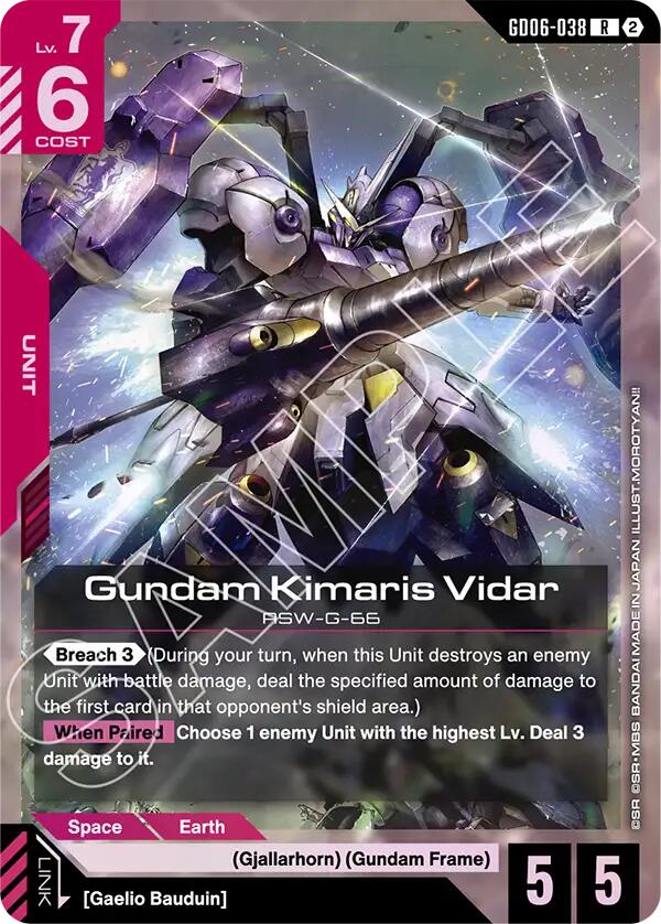 Gundam Kimaris Vidar GD06-038