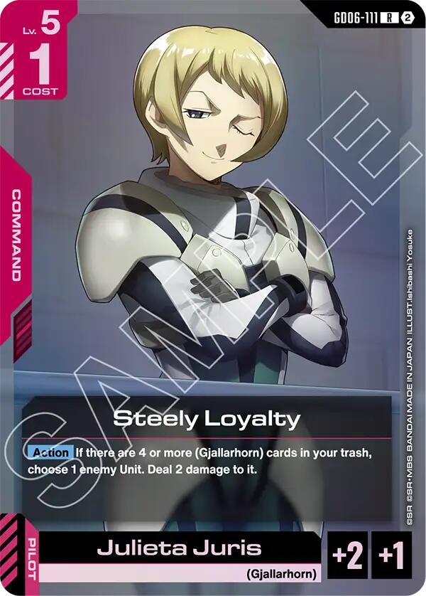 Steely Loyalty GD06-111