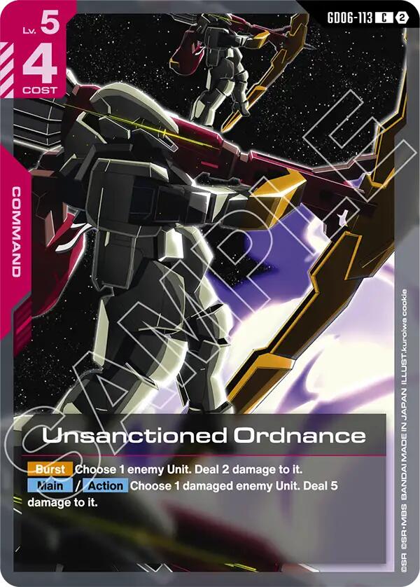 Unsanctioned Ordnance GD06-113