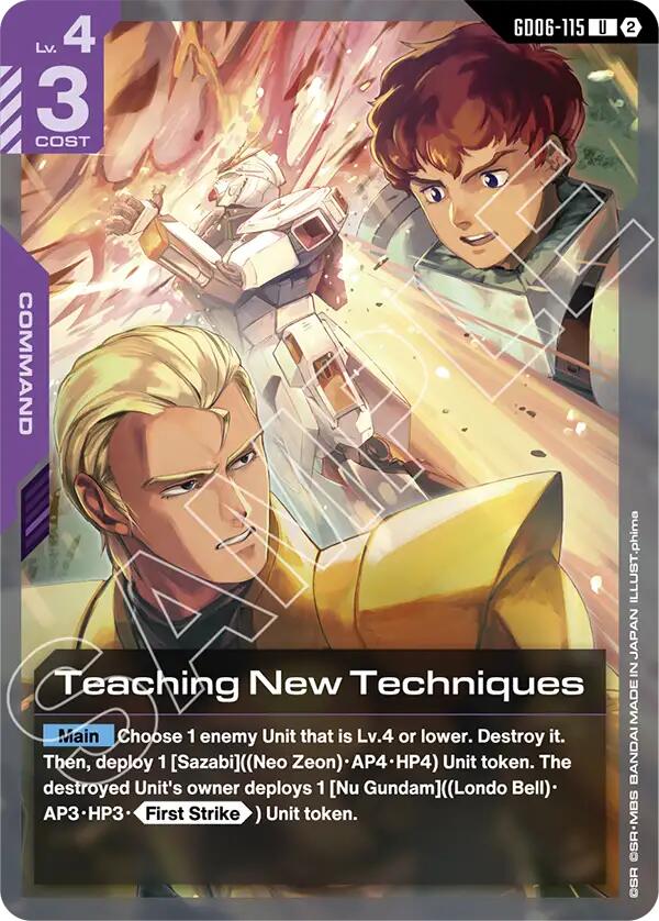 Teaching New Techniques GD06-115