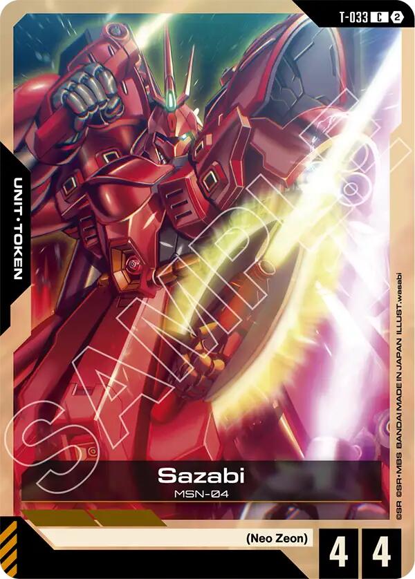 Sazabi T 033 Token T-033