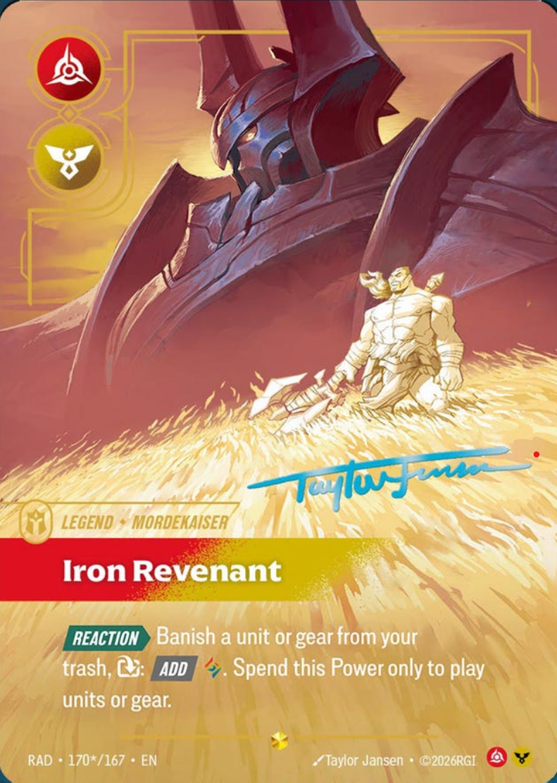 Mordekaiser - Iron Revenant (Signed Showcase)