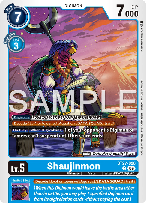 Shaujinmon BT27-028
