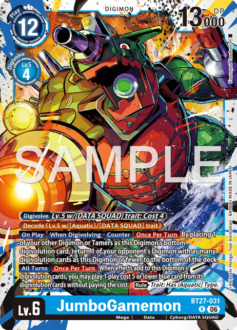 JumboGamemon BT27-031