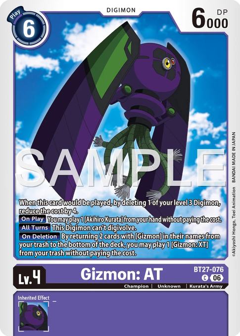 Gizmon : AT BT27-076