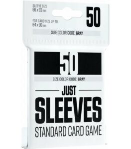 Just Sleeves Standard Card Game Nere – 50 Bustine Protettive 66 x 92 mm