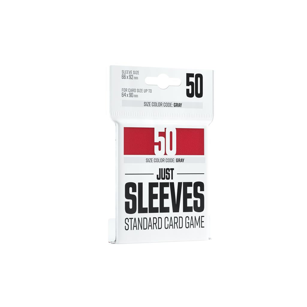 Just Sleeves Standard Card Game Rosse – 50 Bustine Protettive 66 x 92 mm