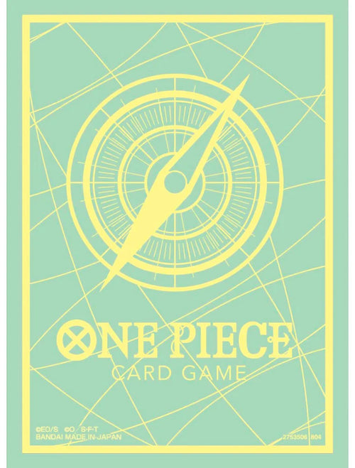 ONE PIECE CARD GAME OFFICIAL CARD SLEEVE 9 (STANDARD GREEN & LEMON)