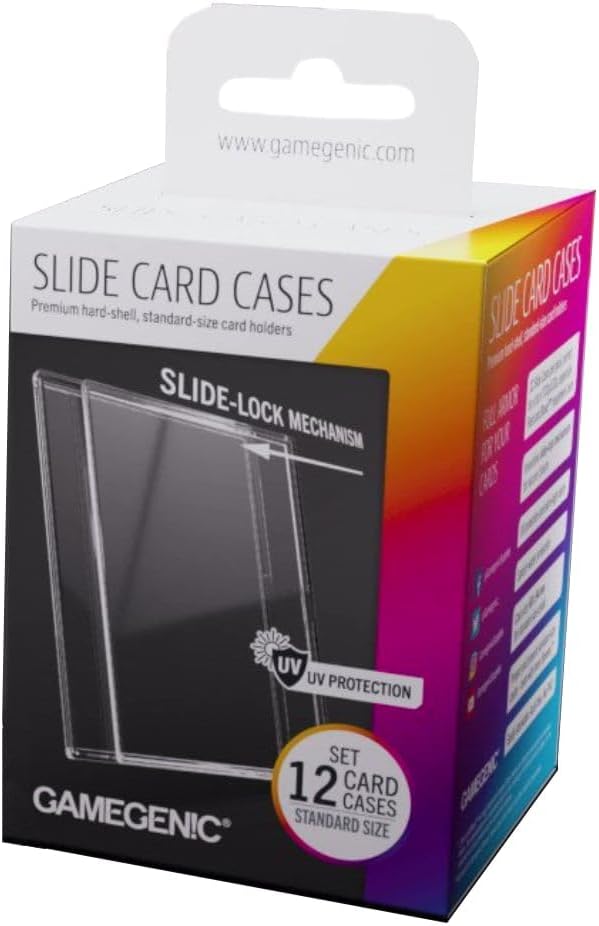 Gamegenic Slide Card Cases - 12 Custodie Protettive per Carte TCG 68 x 94 mm