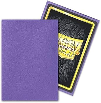 Dragon Shield Dual Matte Sleeves Nebula and Silver 100 Bustine Protettive Viola Mistico Interno Argento 63x88mm