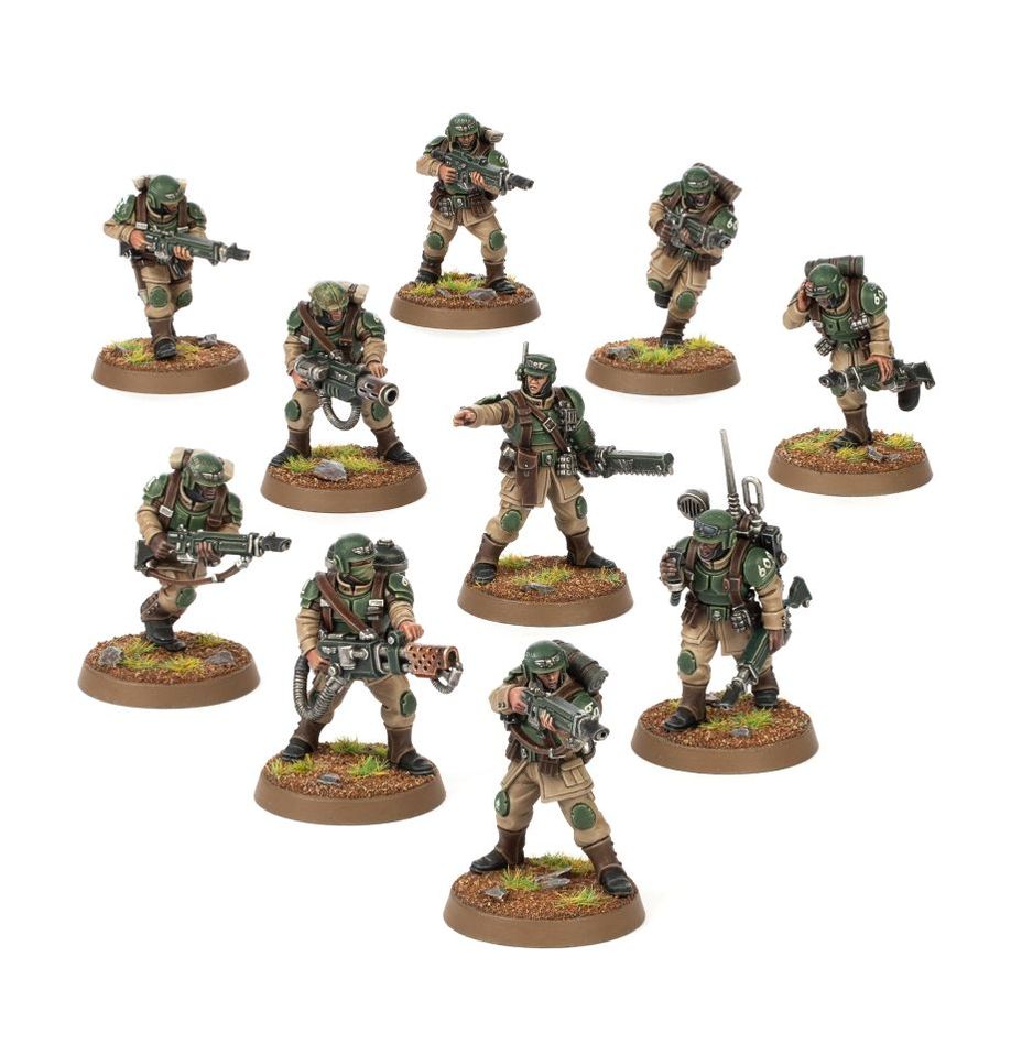 Astra Militarum Cadian Shock Troops - Truppe d ' Assalto Cadiane - Warhammer 40,000