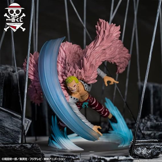 One Piece Duel Memories Donquixote Doflamingo Ichibansho Figura 9cm Banpresto