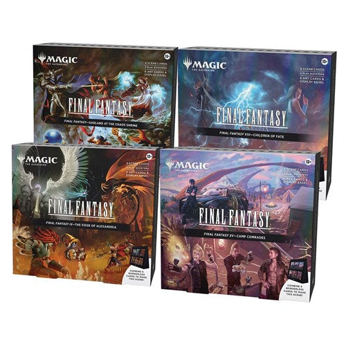 MtG - Final Fantasy Scene Box - English - Bundle (all 4 Scene Boxes) PREORDINE USCITA 05/12/2025