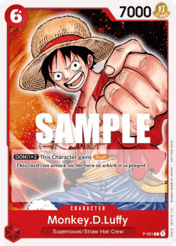 Monkey D Luffy P - 001 V1 [P] [Inglese] Promo