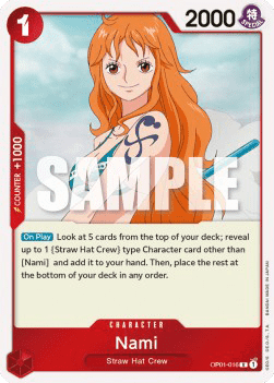 Nami OP01 - 016 V1 [OP01] [Inglese] Rare