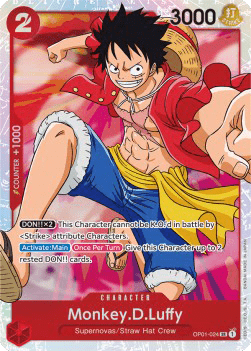 Monkey D Luffy OP01 - 024 V1 [OP01] [Inglese] Super Rare