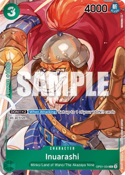 Inuarashi OP01 - 034 V2 [OP01] [Inglese] Alternate Art