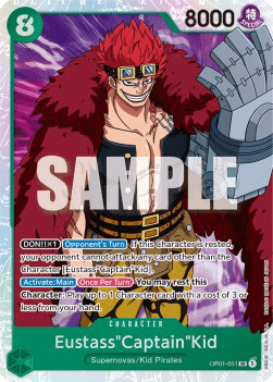 Eustass " Captain " Kid OP01 - 051 V1 [OP01] [Inglese] Super Rare