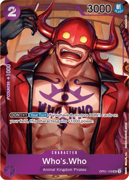 Who's Who OP01 - 109 V2 [OP01] [Inglese] Alternate Art