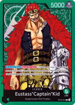 Eustass " Captain " Kid ST02 - 001 V1 [ST-02] [Inglese] Leader