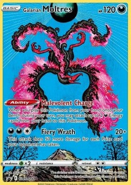 Moltres di Galar (SWSH 284) SWSH Black Star Promos - Galarian Moltres