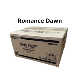 ATTENZIONE ONE PIECE Romance Dawn Booster Box Case (12x Booster Box) BLUE BOTTOM ENG SEALED
