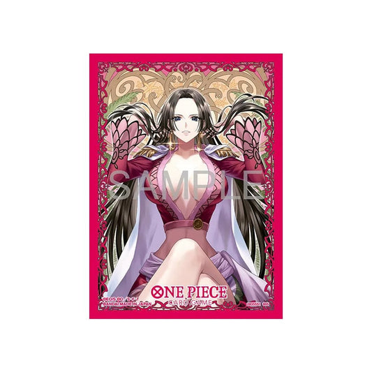 Bandai One Piece Card Game Sleeve Boa Hancock Standard 70 Bustine Proteggi Carte Ufficiali