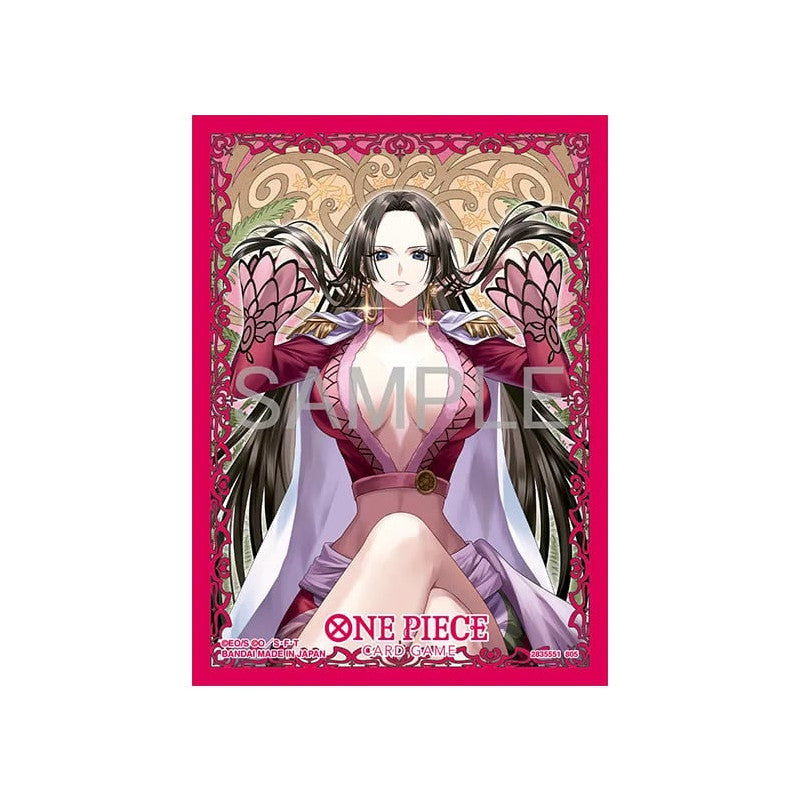 Bandai One Piece Card Game Sleeve Boa Hancock Standard 70 Bustine Proteggi Carte Ufficiali