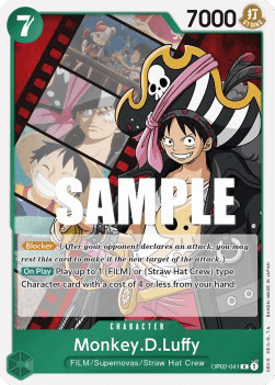 Monkey D Luffy OP02 - 041 V1 [OP02] [Inglese] Rare