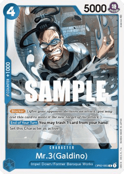 Mr 3 Galdino OP02 - 065 [OP02] [Inglese] Rare