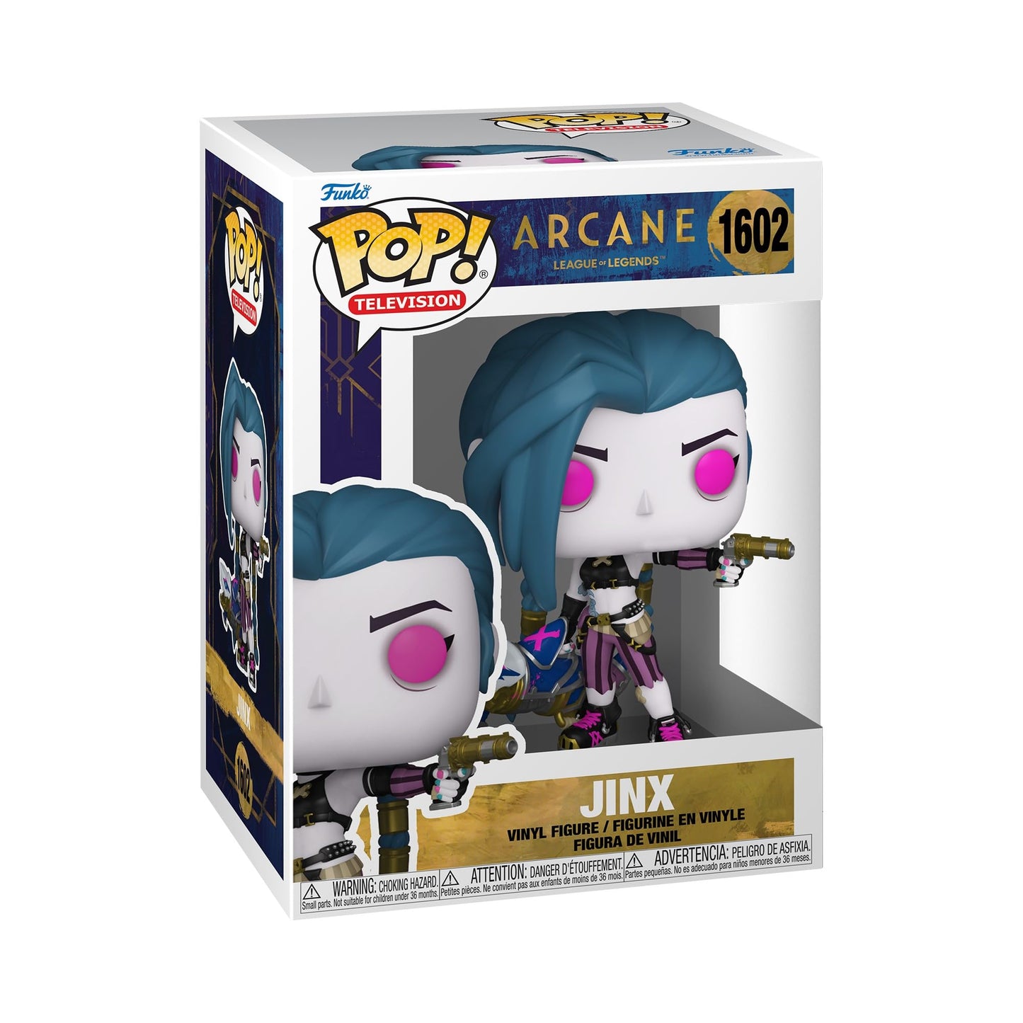 Funko POP! Television: Arcane League of Legends – Jinx 1602 – Figura da Collezione