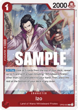 Izo OP03 - 003 [OP03] [Inglese] Rare