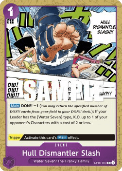 Hull Dismantler Slash OP03 - 073 [OP03] [Inglese] Common
