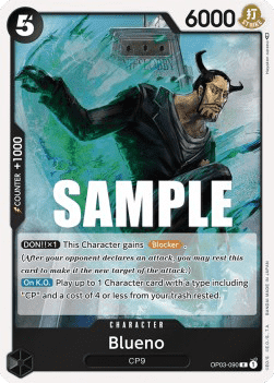 Blueno OP03 - 090 [OP03] [Inglese] Rare