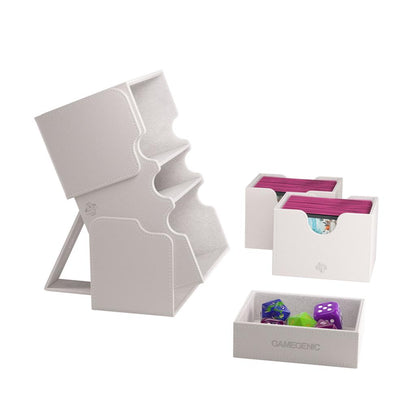 Gamegenic Stronghold 200+ XL Convertible Deck Box - Bianco