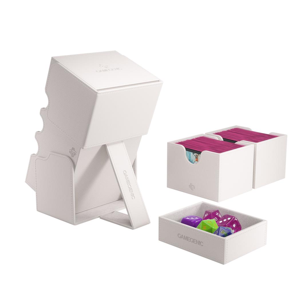 Gamegenic Stronghold 200+ XL Convertible Deck Box - Bianco