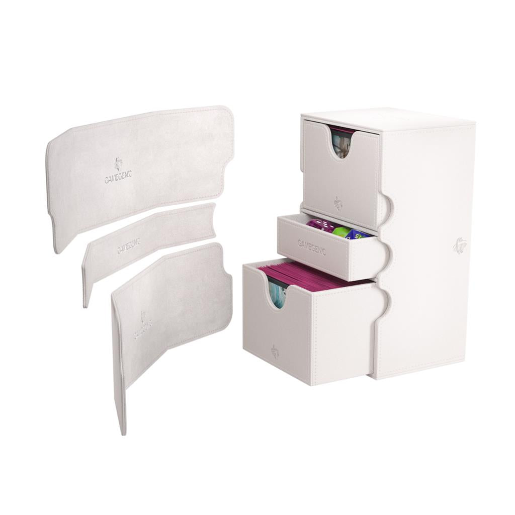 Gamegenic Stronghold 200+ XL Convertible Deck Box - Bianco