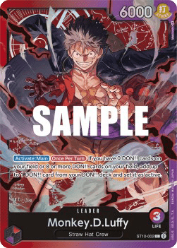 Monkey D Luffy ST10 - 002 [ST-10] [Inglese] Leader