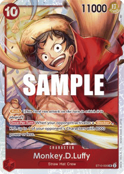 Monkey D Luffy ST10 - 006 [ST-10] [Inglese] Super Rare