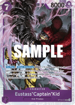 Eustass " " Captain " " Kid ST10 - 013 [ST-10] [Inglese] Super Rare