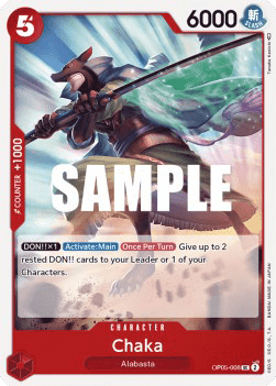 Chaka OP05 - 008 [OP05] [Inglese] Uncommon