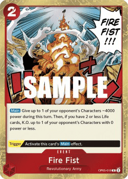 Fire Fist OP05 - 019 [OP05] [Inglese] Rare