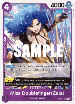 Miss DoublefingerZala OP05 - 073 [OP05] [Inglese] Uncommon